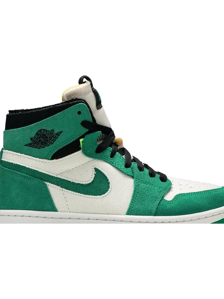 Кроссовки Wmns Air Jordan 1 High Zoom Comfort Stadium Green — изображение 2 из 8, белый
