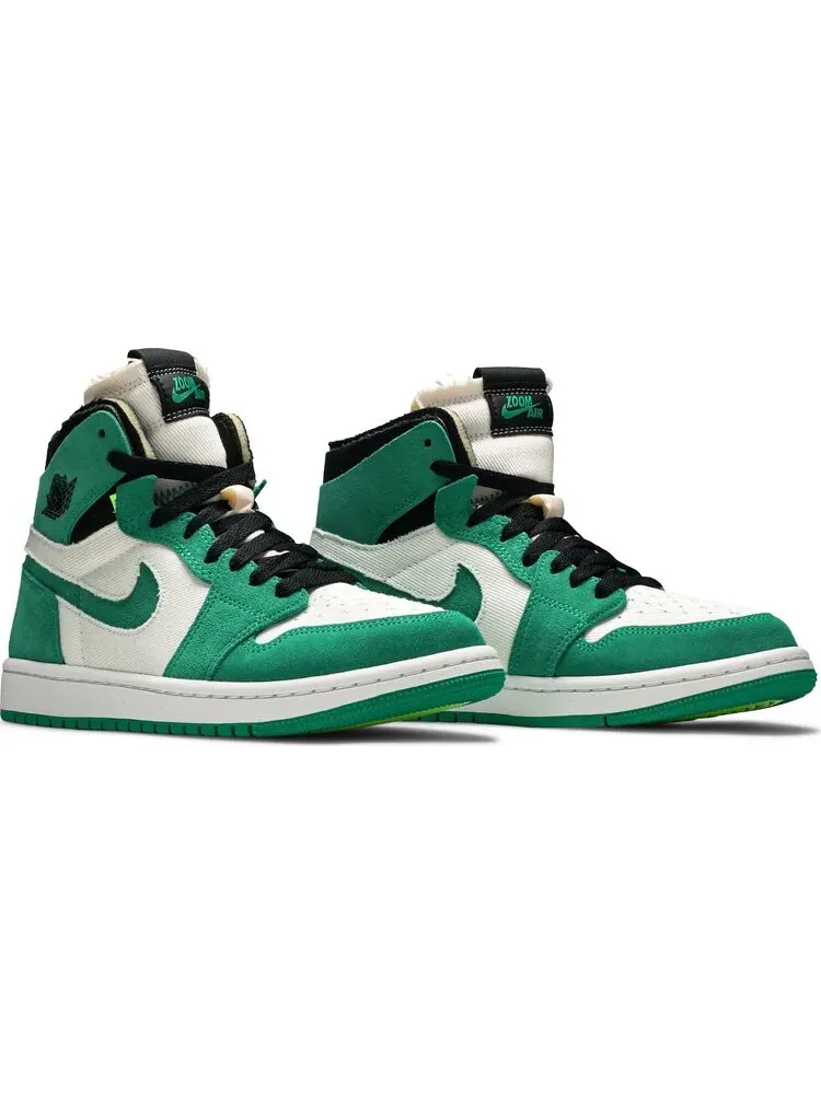 Кроссовки Wmns Air Jordan 1 High Zoom Comfort Stadium Green — изображение 8 из 8, белый