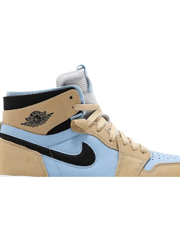Кроссовки Wmns Air Jordan 1 High Zoom Comfort High Psychic Blue Sesame — изображение 2 из 8, синий