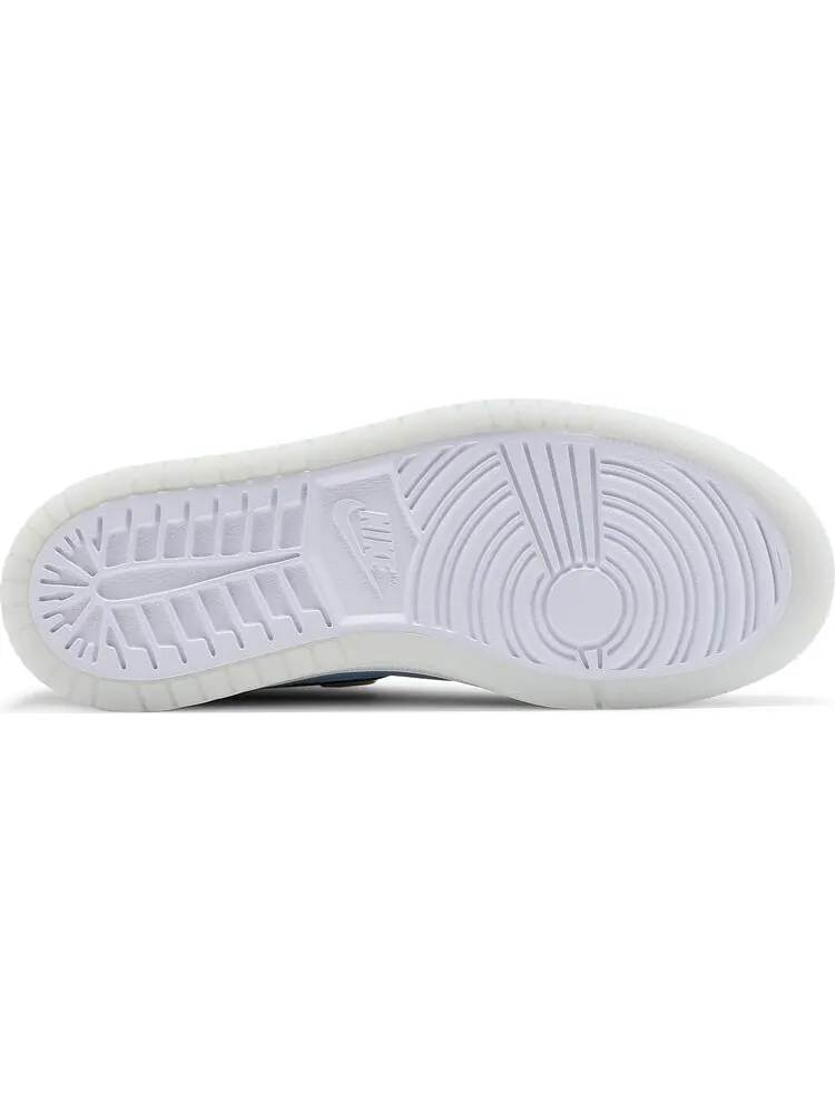 Кроссовки Wmns Air Jordan 1 High Zoom Comfort High Psychic Blue Sesame — изображение 4 из 8, синий