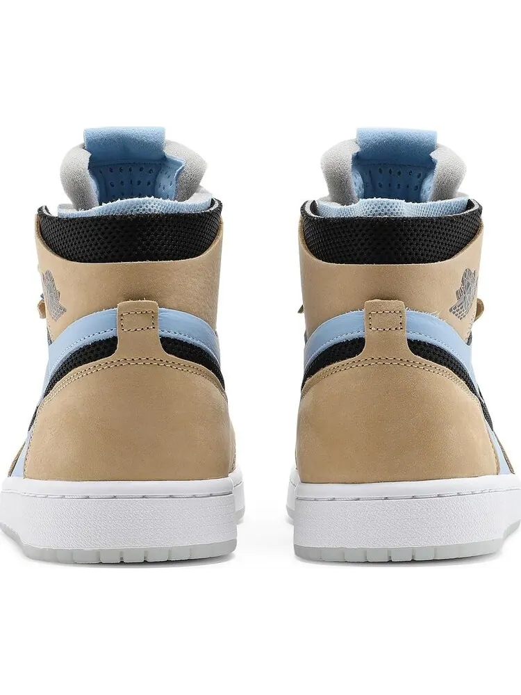 Кроссовки Wmns Air Jordan 1 High Zoom Comfort High Psychic Blue Sesame — изображение 6 из 8, синий