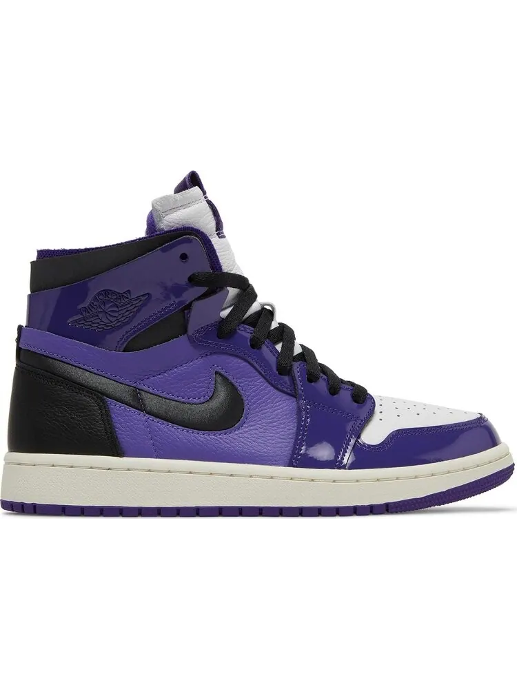 Кроссовки Wmns Air Jordan 1 Zoom Comfort Court Purple Patent — изображение 1 из 8, фиолетовый