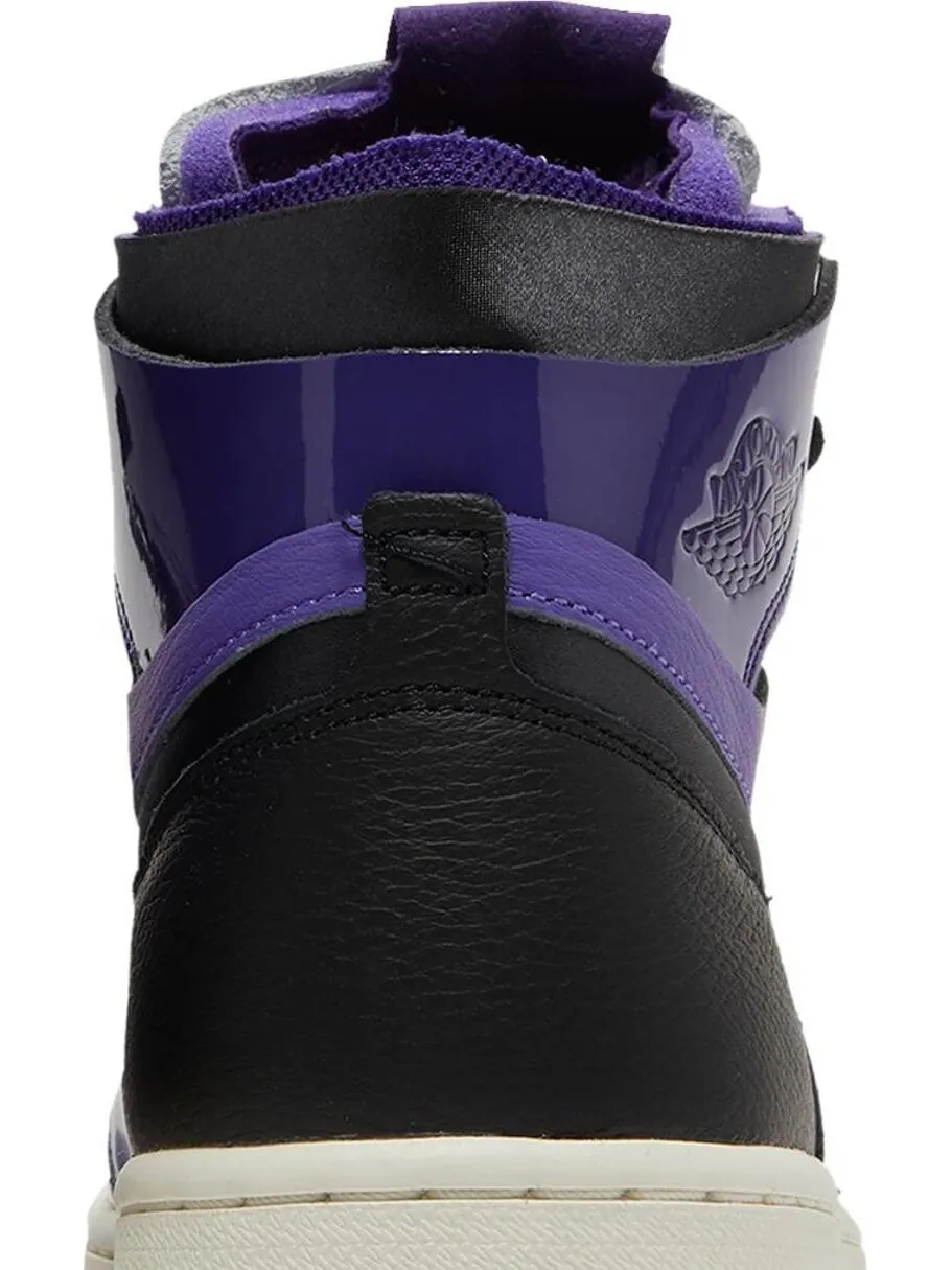 Кроссовки Wmns Air Jordan 1 Zoom Comfort Court Purple Patent — изображение 7 из 8, фиолетовый