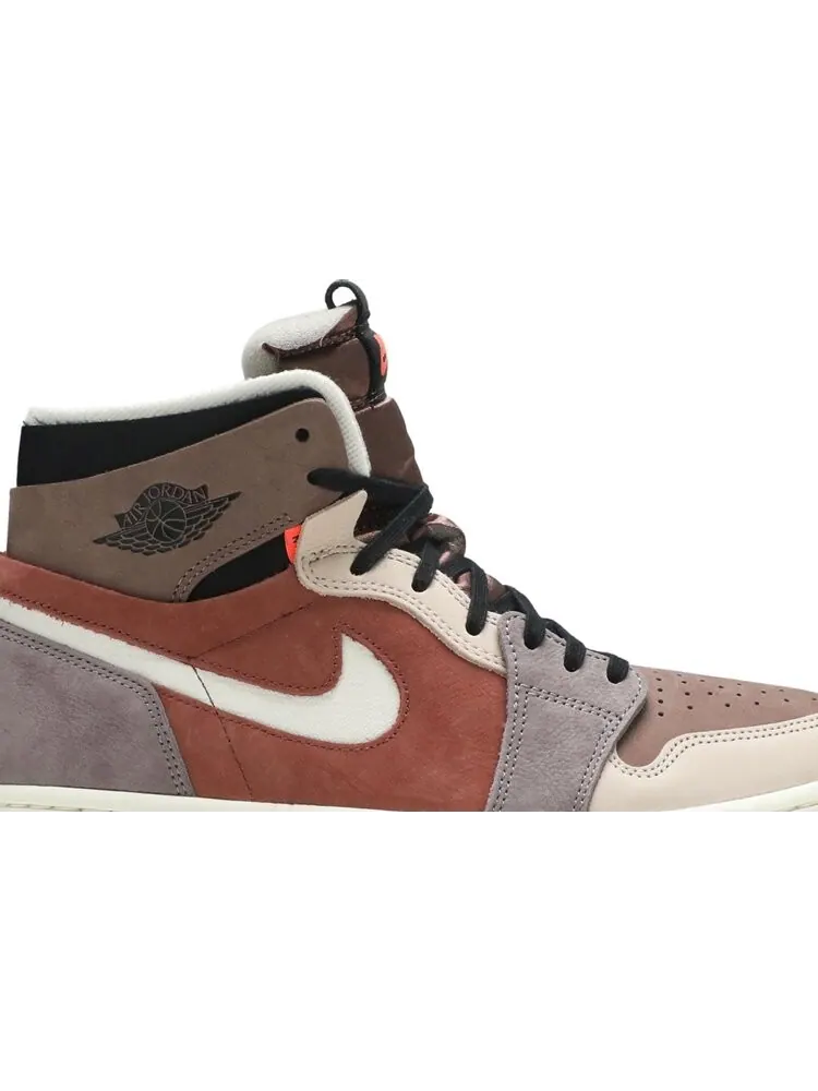 Кроссовки Wmns Air Jordan 1 High Zoom Canyon Rust — изображение 2 из 8, розовый