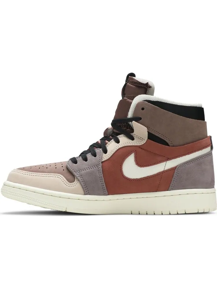 Кроссовки Wmns Air Jordan 1 High Zoom Canyon Rust — изображение 3 из 8, розовый