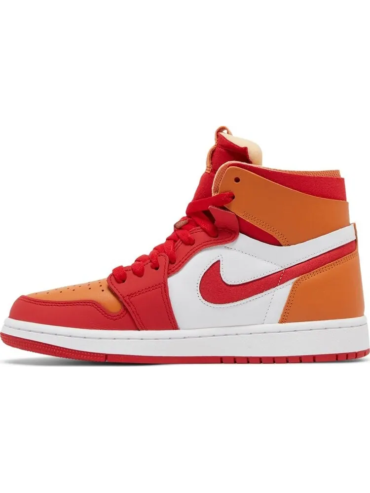 Кроссовки Wmns Air Jordan 1 Zoom Air Comfort Fire Red Hot Curry — изображение 3 из 8, красный