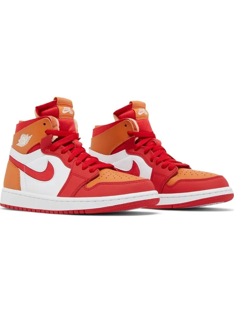 Кроссовки Wmns Air Jordan 1 Zoom Air Comfort Fire Red Hot Curry — изображение 8 из 8, красный