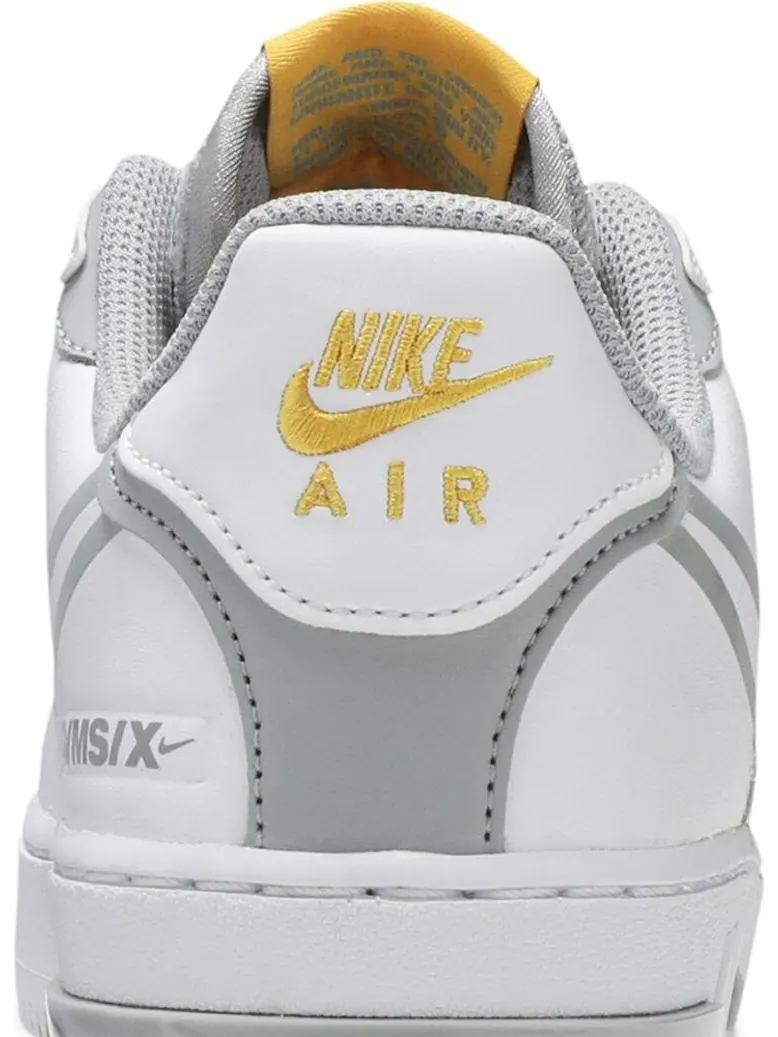 Кроссовки Nike Air Force 1 React 'Smoke Grey Gold' — изображение 7 из 8, белый