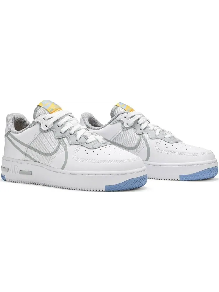 Кроссовки Nike Air Force 1 React 'Smoke Grey Gold' — изображение 8 из 8, белый