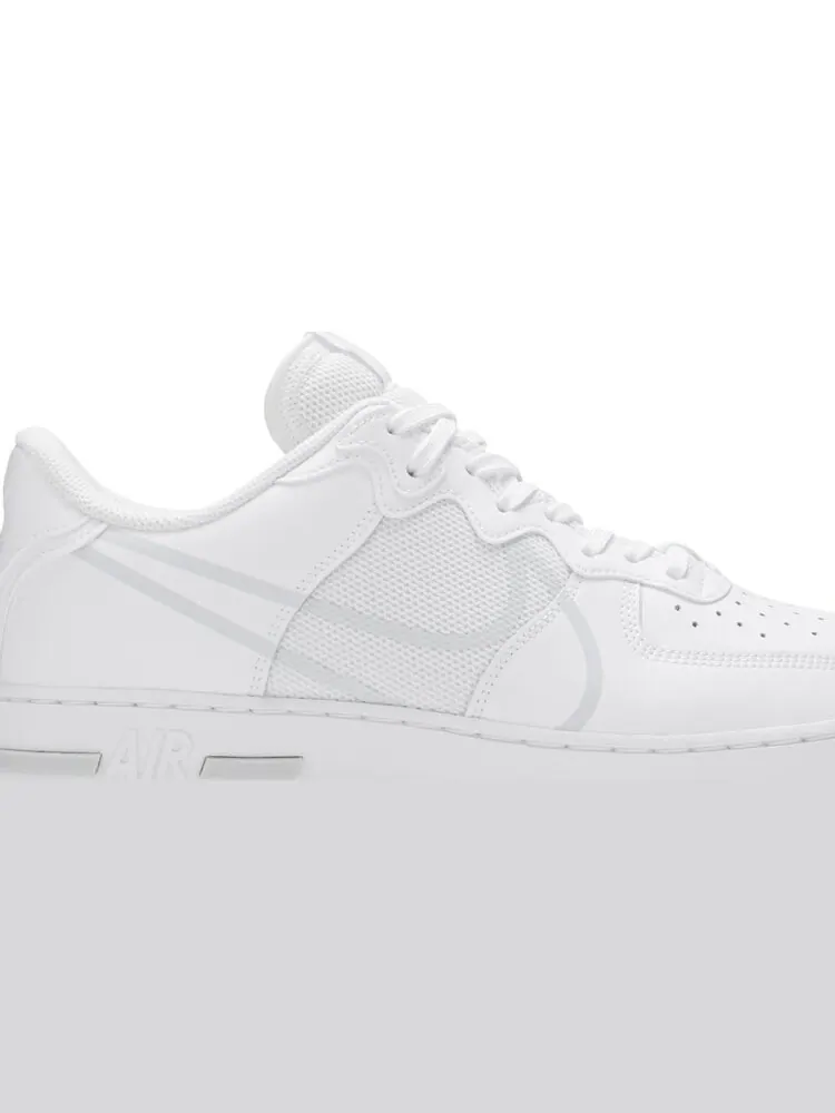 Кроссовки Nike Air Force 1 React 'White' — изображение 2 из 8, белый