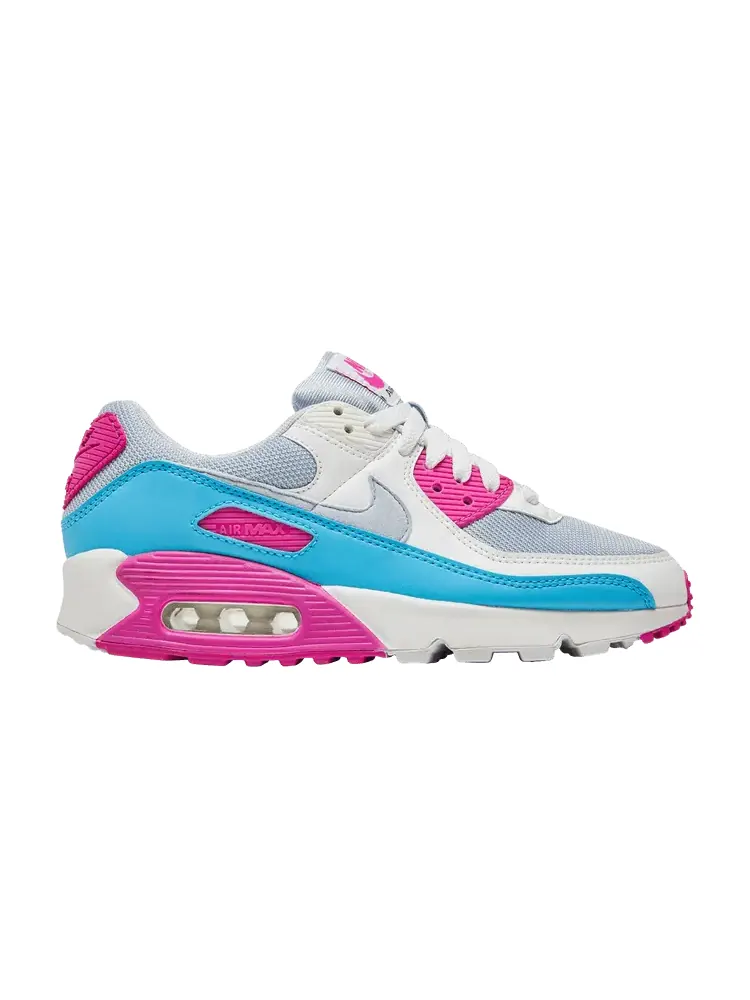 Кроссовки Nike Wmns Air Max 90 'Vivid Pink' — изображение 1 из 9, белый