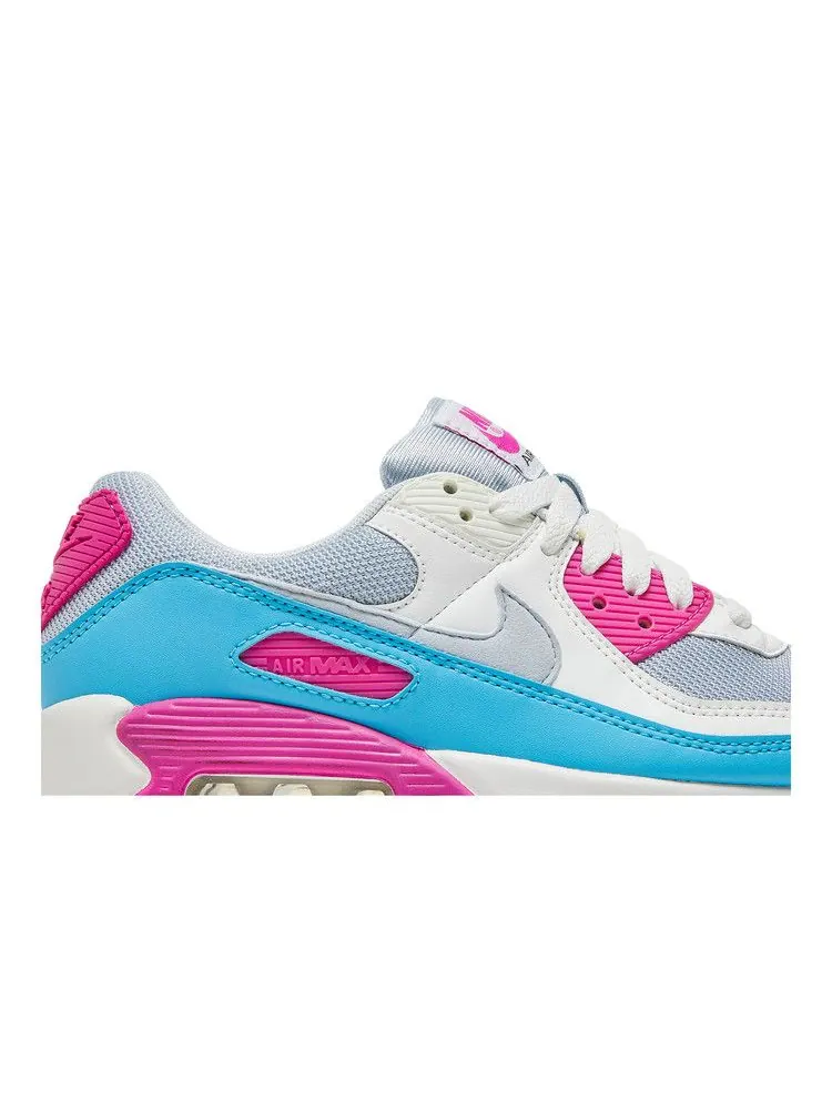 Кроссовки Nike Wmns Air Max 90 'Vivid Pink' — изображение 3 из 9, белый