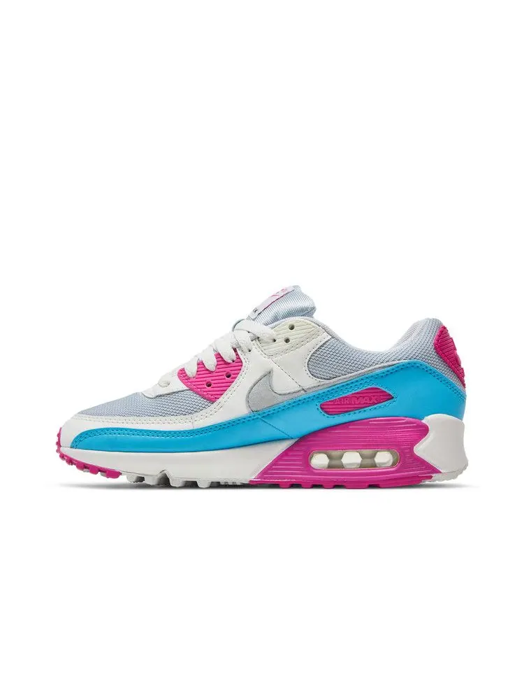 Кроссовки Nike Wmns Air Max 90 'Vivid Pink' — изображение 4 из 9, белый