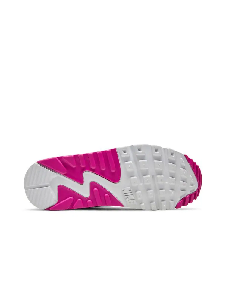 Кроссовки Nike Wmns Air Max 90 'Vivid Pink' — изображение 5 из 9, белый