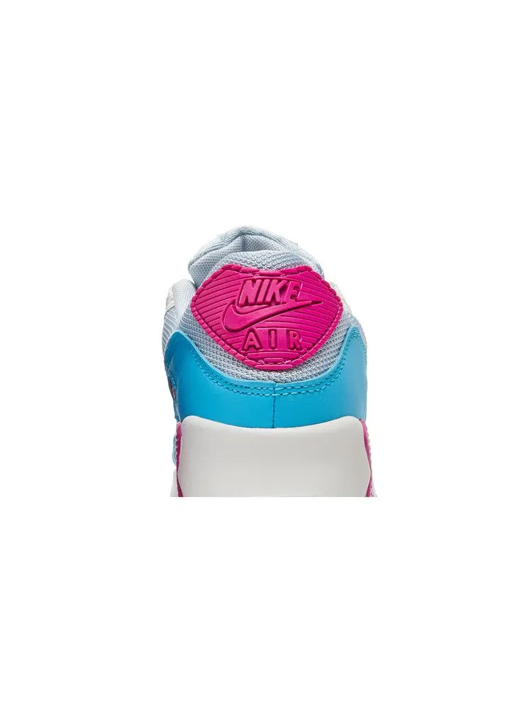 Кроссовки Nike Wmns Air Max 90 'Vivid Pink' — изображение 8 из 9, белый