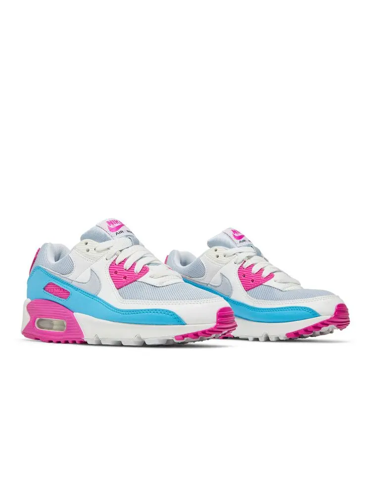 Кроссовки Nike Wmns Air Max 90 'Vivid Pink' — изображение 9 из 9, белый