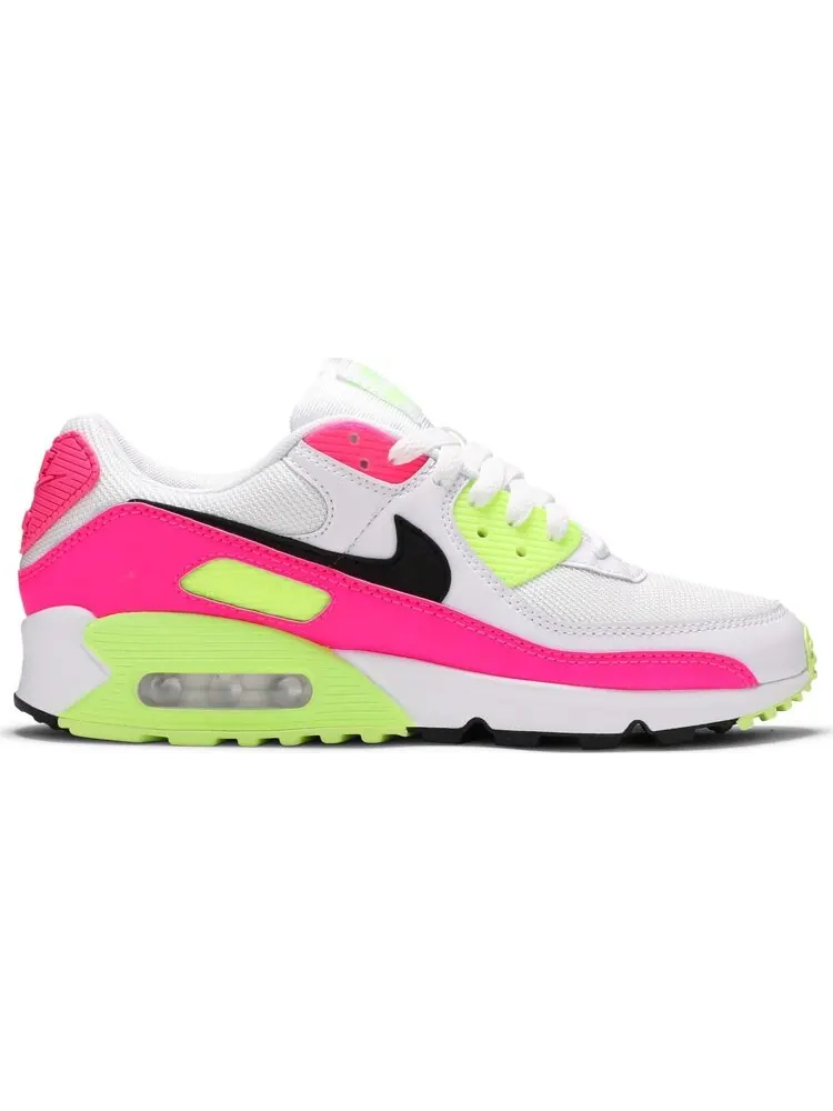 Кроссовки Nike Wmns Air Max 90 GS 'Pink Volt' — изображение 1 из 8, белый