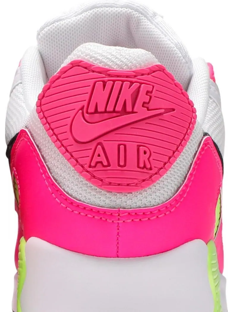Кроссовки Nike Wmns Air Max 90 GS 'Pink Volt' — изображение 7 из 8, белый