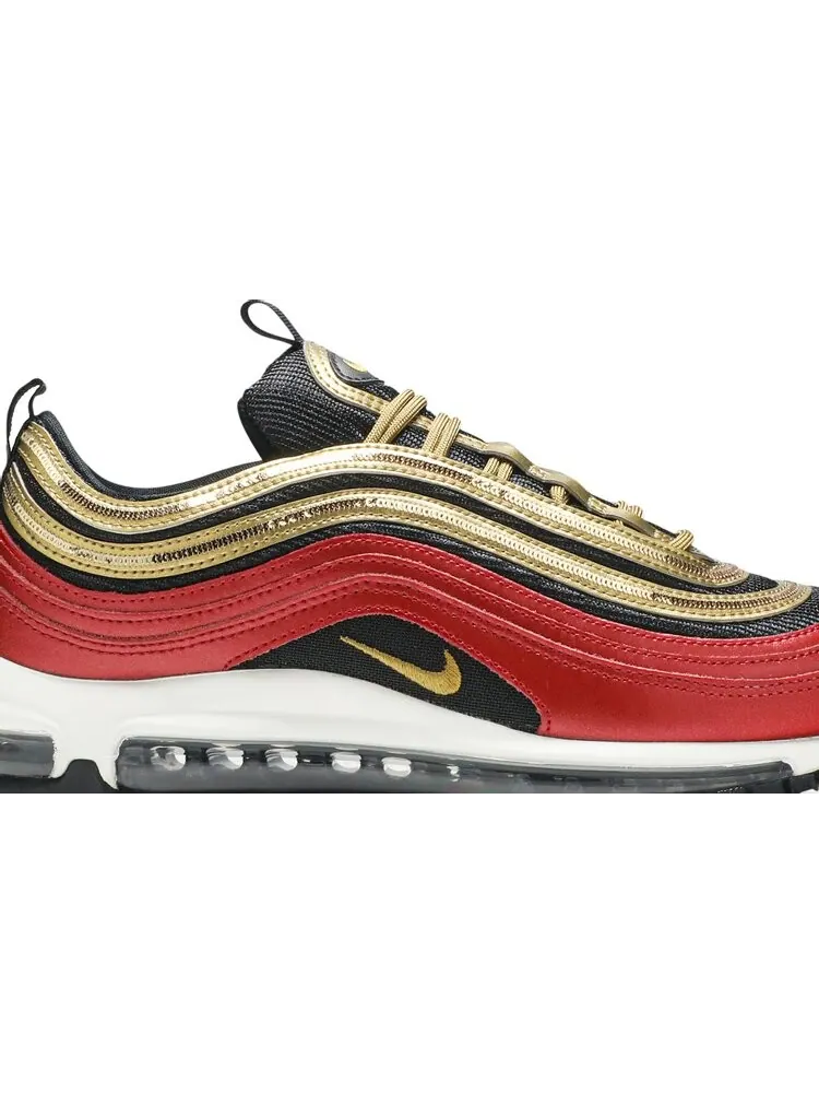 Кроссовки Nike Wmns Air Max 97 'Gold Sequin' — изображение 2 из 8, красный