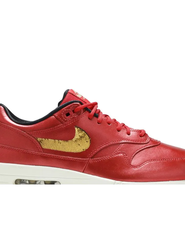Кроссовки Nike Air Max 1 'Gold Sequin' — изображение 3 из 9, красный