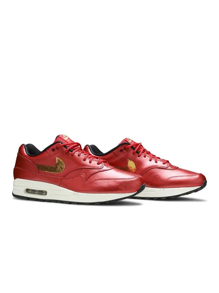 Кроссовки Nike Air Max 1 'Gold Sequin' — изображение 9 из 9, красный