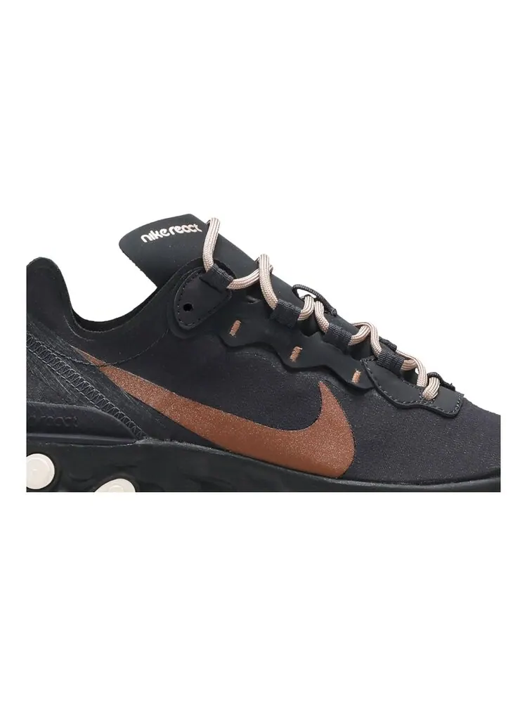 Кроссовки Nike Wmns React Element 55 — изображение 2 из 4, черный