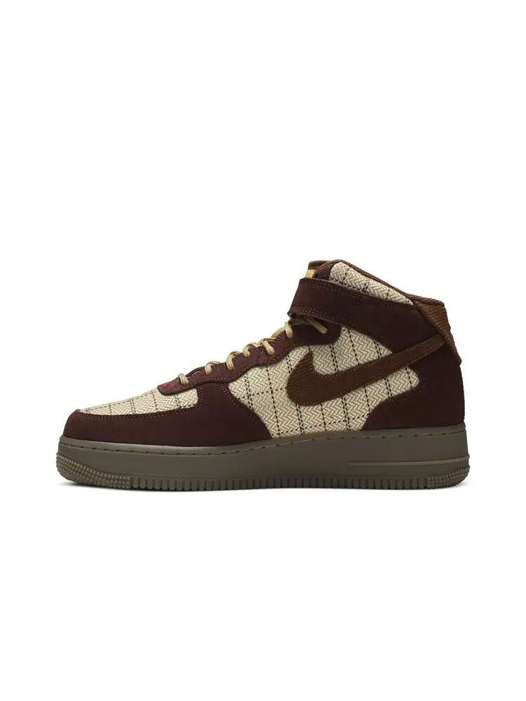 Кроссовки Nike Air Force 1 Mid — изображение 3 из 4, коричневый