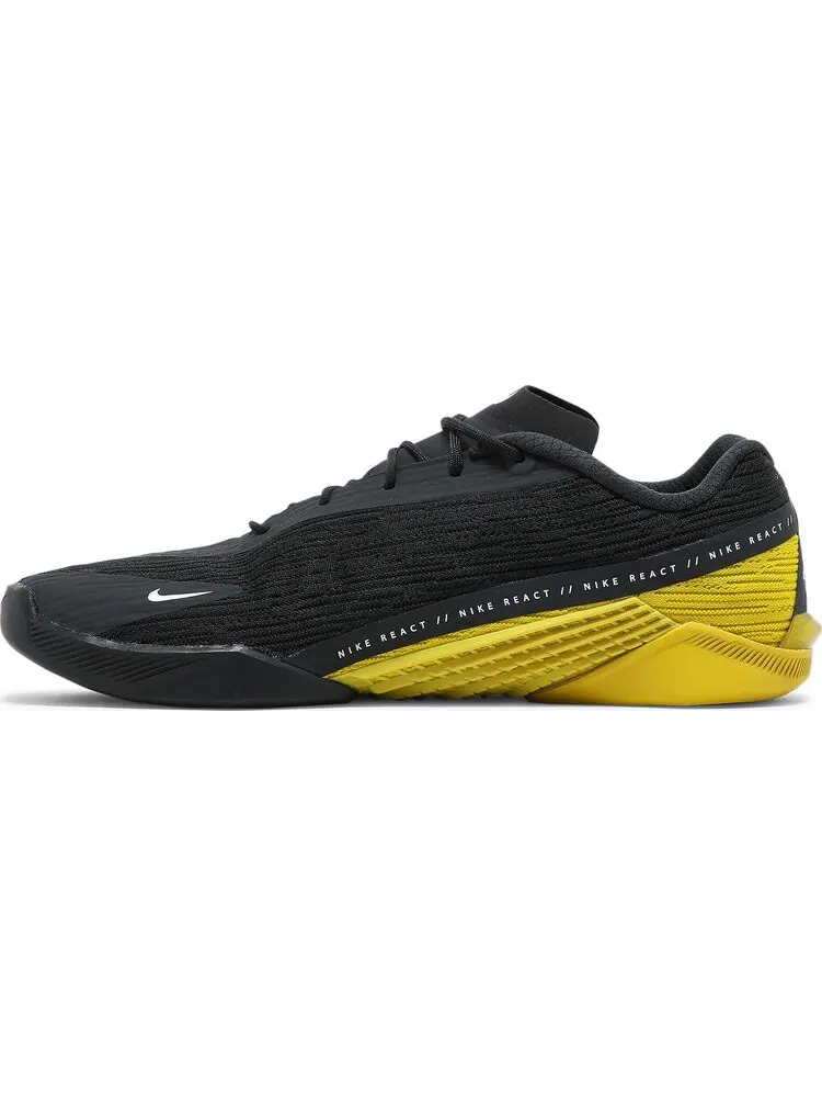 Кроссовки Nike React Metcon Turbo 'Dark Smoke Grey Bright Citron' — изображение 3 из 8, серый