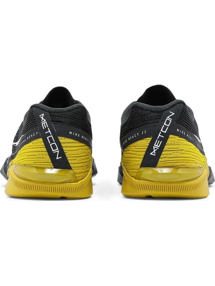Кроссовки Nike React Metcon Turbo 'Dark Smoke Grey Bright Citron' — изображение 6 из 8, серый