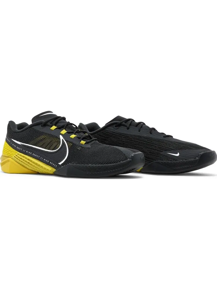 Кроссовки Nike React Metcon Turbo 'Dark Smoke Grey Bright Citron' — изображение 8 из 8, серый