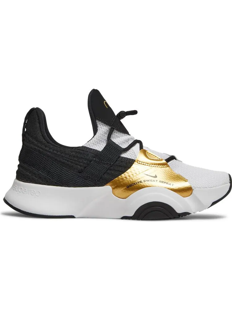 Кроссовки Nike Wmns SuperRep Groove 'White Metallic Gold Coin' — изображение 1 из 8, белый