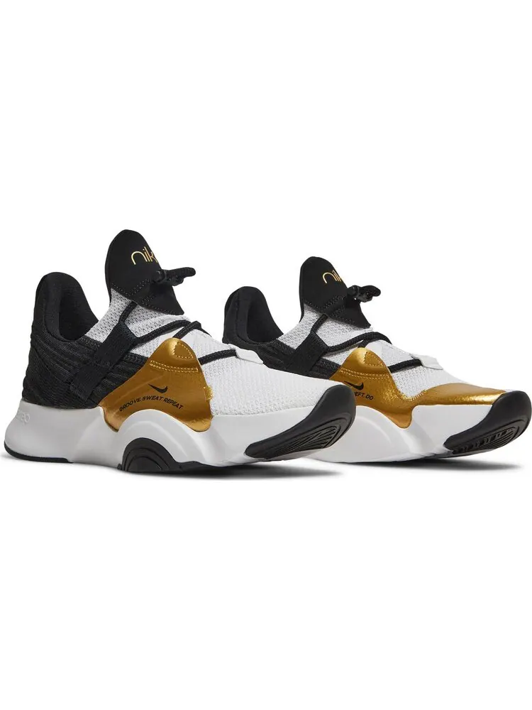 Кроссовки Nike Wmns SuperRep Groove 'White Metallic Gold Coin' — изображение 2 из 8, белый