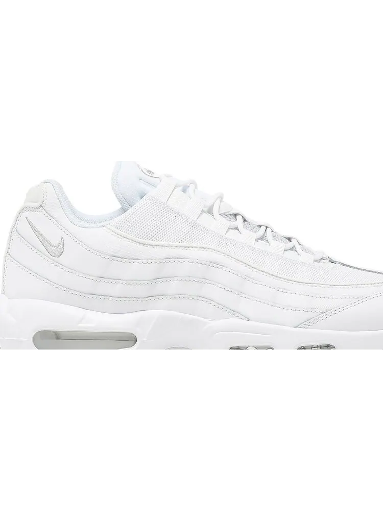 Кроссовки Nike Air Max 95 'Triple White' — изображение 2 из 8, белый