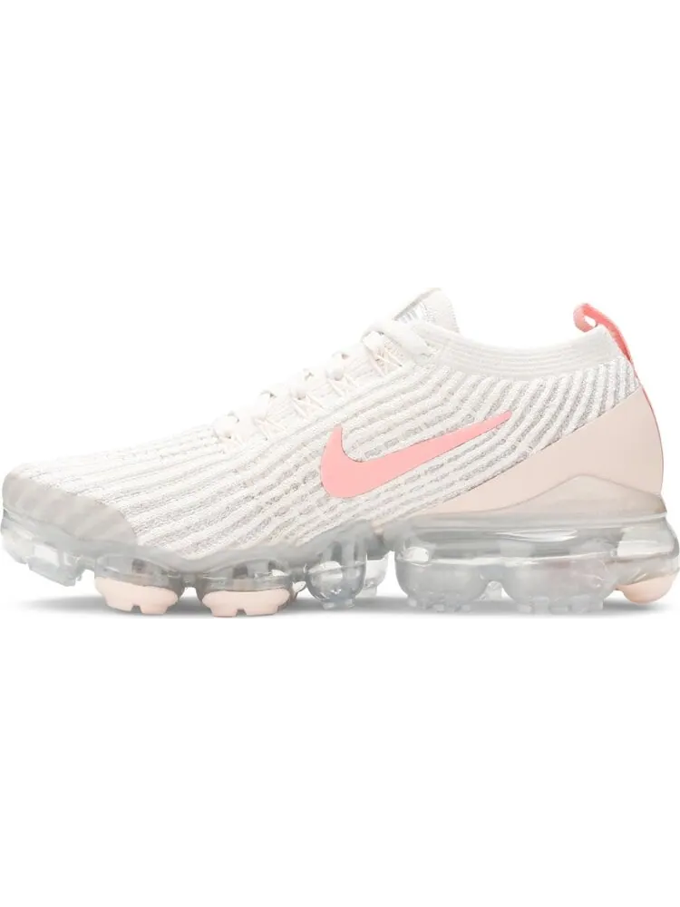 Кроссовки Nike Wmns Air VaporMax Flyknit 3 'Light Cream Crimson Tint' — изображение 3 из 8, бежевый