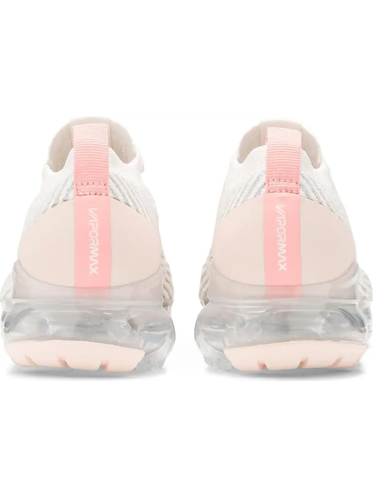 Кроссовки Nike Wmns Air VaporMax Flyknit 3 'Light Cream Crimson Tint' — изображение 6 из 8, бежевый