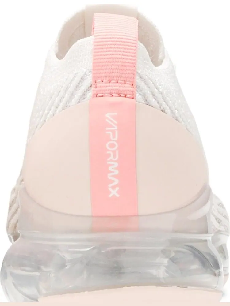 Кроссовки Nike Wmns Air VaporMax Flyknit 3 'Light Cream Crimson Tint' — изображение 7 из 8, бежевый