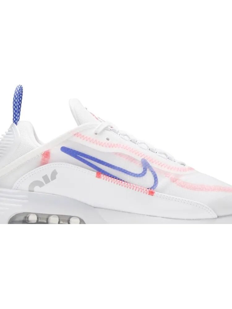 Кроссовки Nike Wmns Air Max 2090 'White Flash Crimson' — изображение 2 из 8, белый