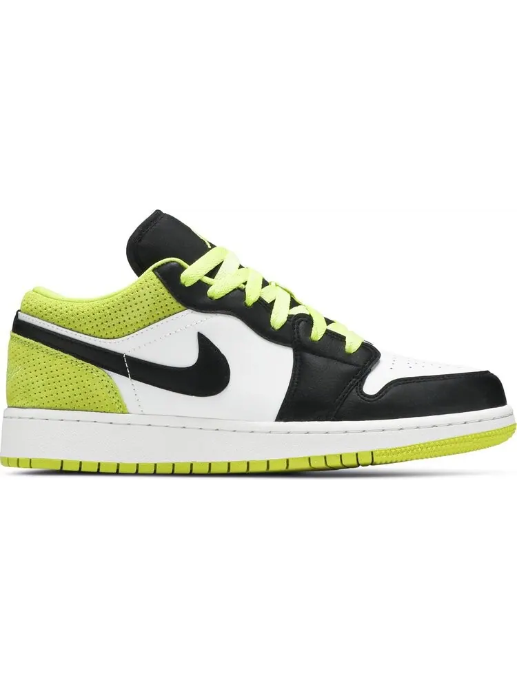 Кроссовки Air Jordan 1 Low SE GS Black Cyber — изображение 1 из 8, черный
