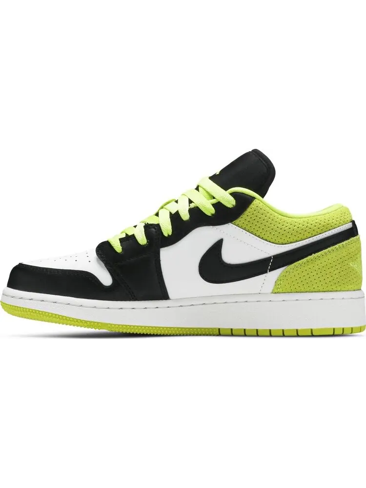 Кроссовки Air Jordan 1 Low SE GS Black Cyber — изображение 3 из 8, черный