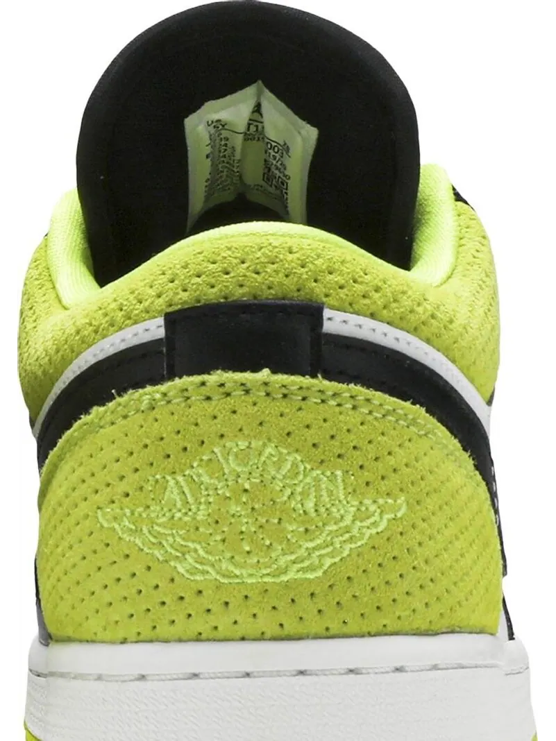 Кроссовки Air Jordan 1 Low SE GS Black Cyber — изображение 7 из 8, черный