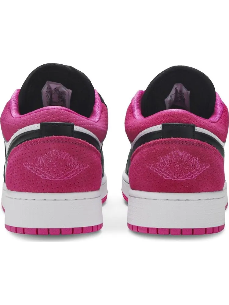 Кроссовки Air Jordan 1 Low SE GS Black Active Fuchsia — изображение 6 из 8, черный