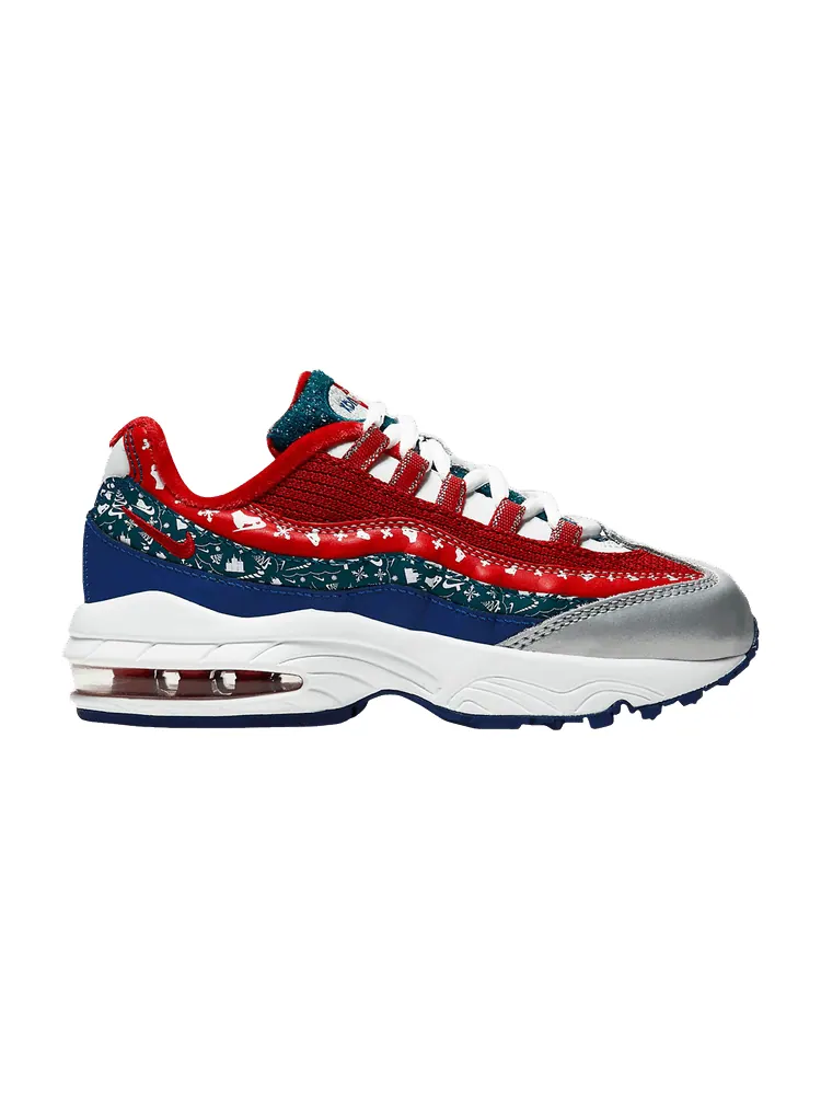 Кроссовки Nike Air Max 95 PS 'Ugly Christmas Sweater' — изображение 1 из 1, белый/красный/красный