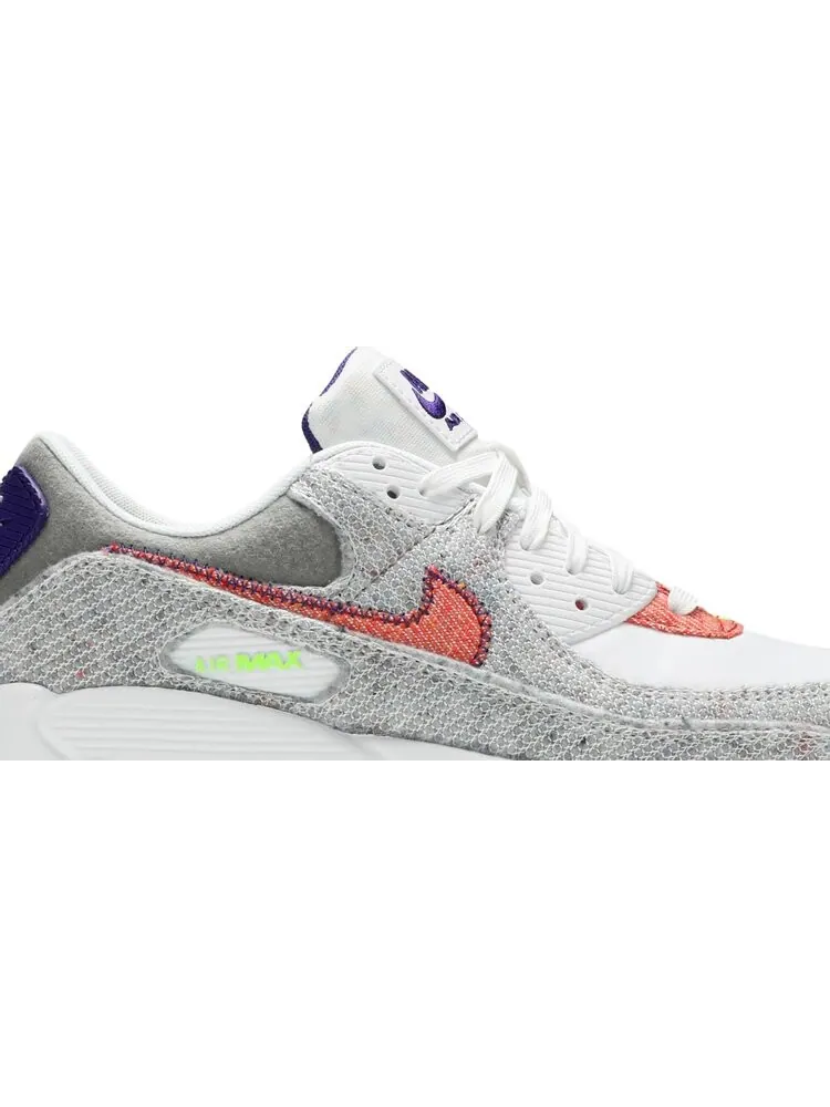 Кроссовки Nike Air Max 90 'Recycled Jerseys Pack' — изображение 2 из 8, белый