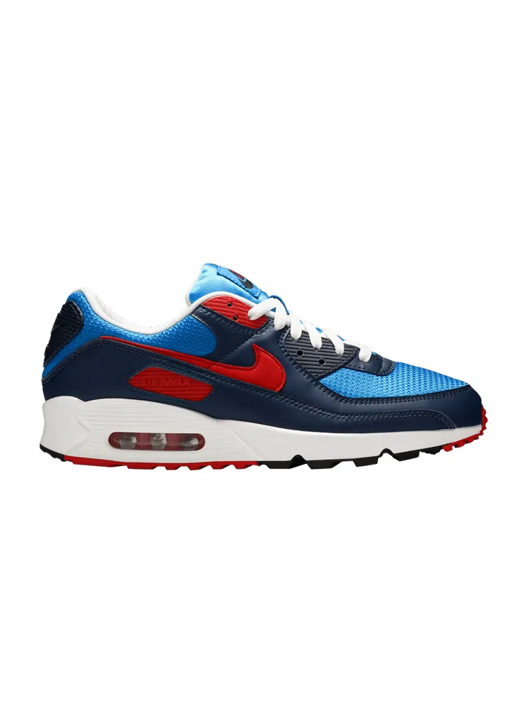Кроссовки Nike Air Max 90 'Photo Blue University Red' — изображение 1 из 9