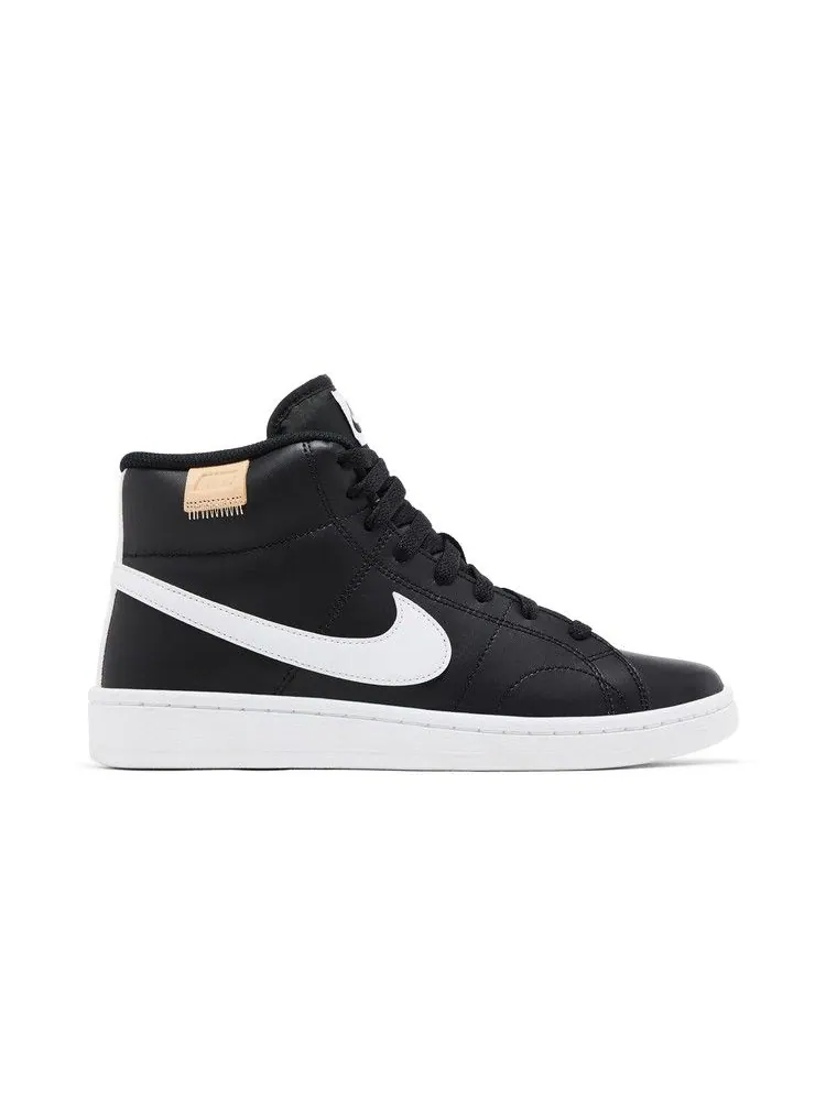 Кроссовки Nike Wmns Court Royale 2 Mid 'Black White' — изображение 2 из 9, черный/белый