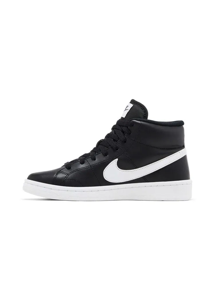 Кроссовки Nike Wmns Court Royale 2 Mid 'Black White' — изображение 4 из 9, черный/белый