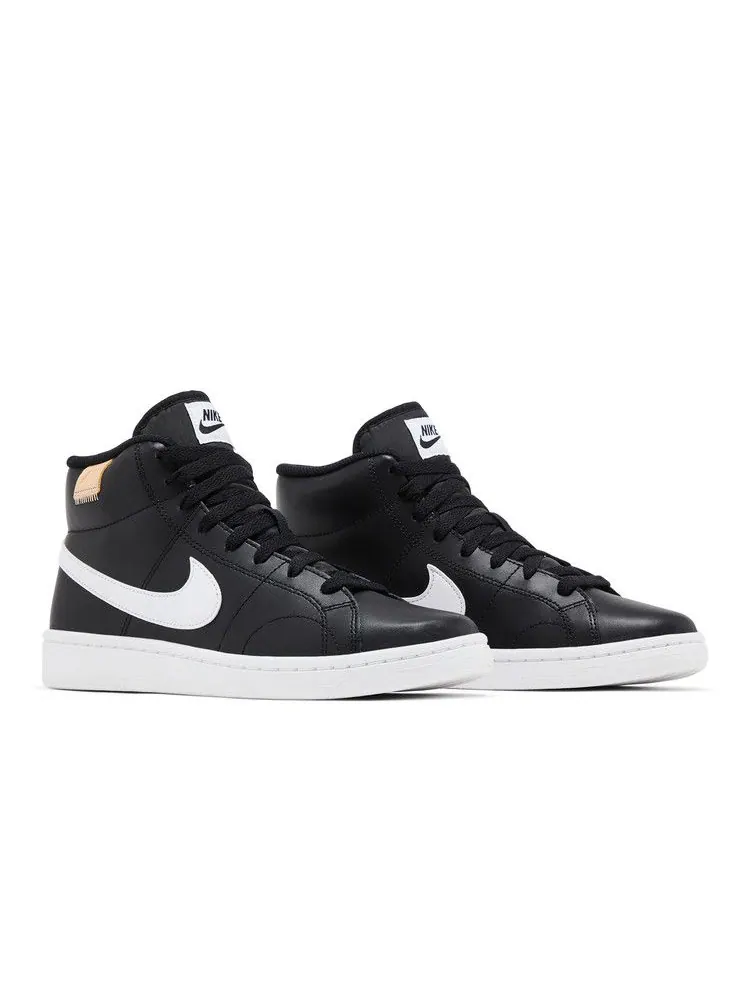 Кроссовки Nike Wmns Court Royale 2 Mid 'Black White' — изображение 9 из 9, черный/белый