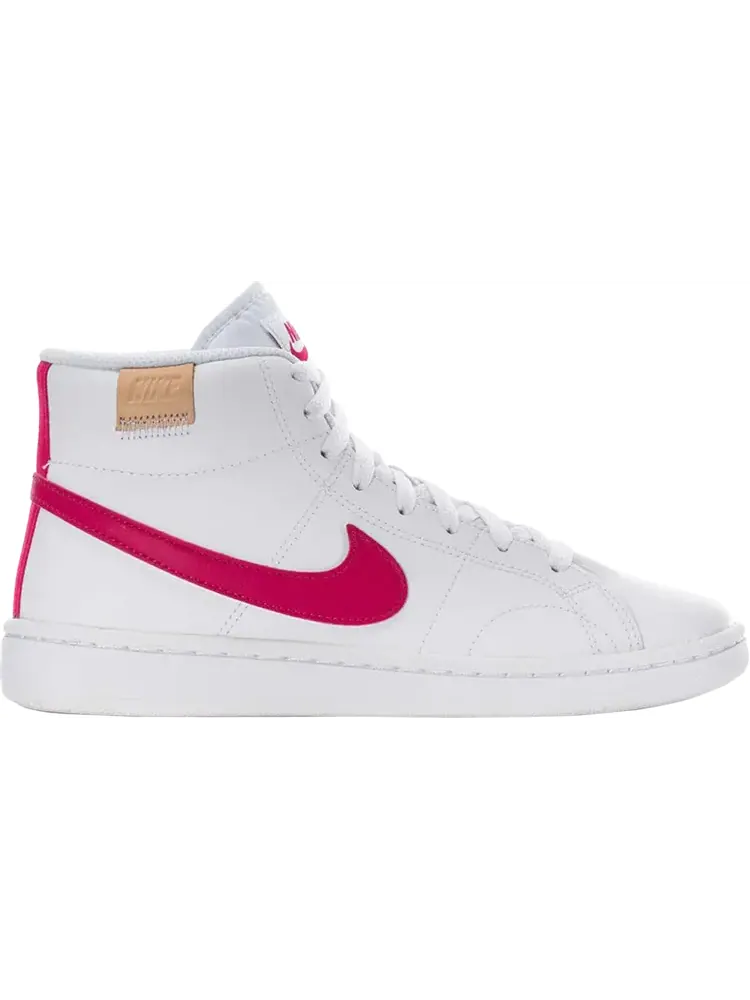 Кроссовки Nike Wmns Court Royale 2 Mid 'White Rush Pink' — изображение 1 из 1, белый