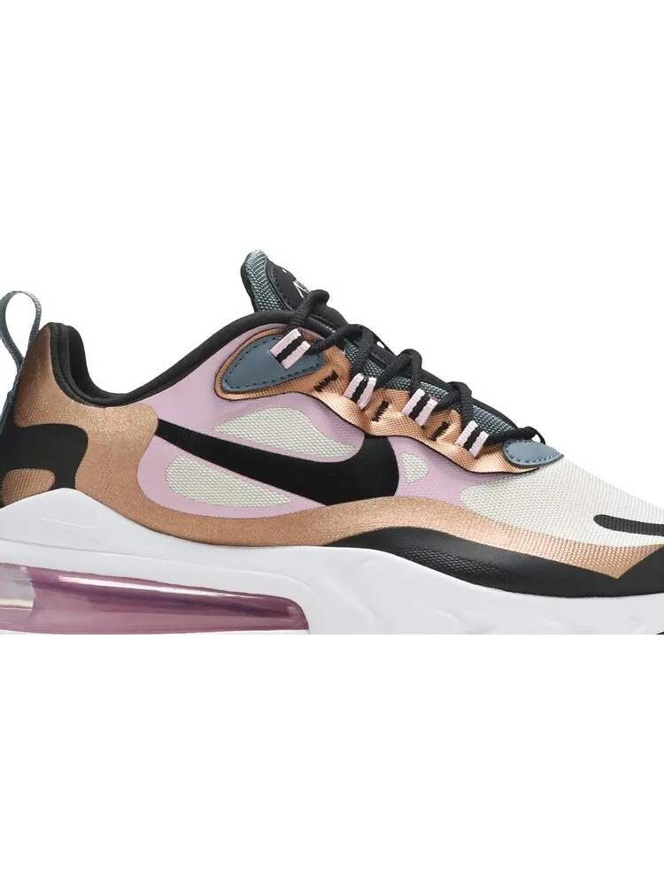 Кроссовки Nike Wmns Air Max 270 React 'Metallic Bronze' — изображение 2 из 8, коричневый