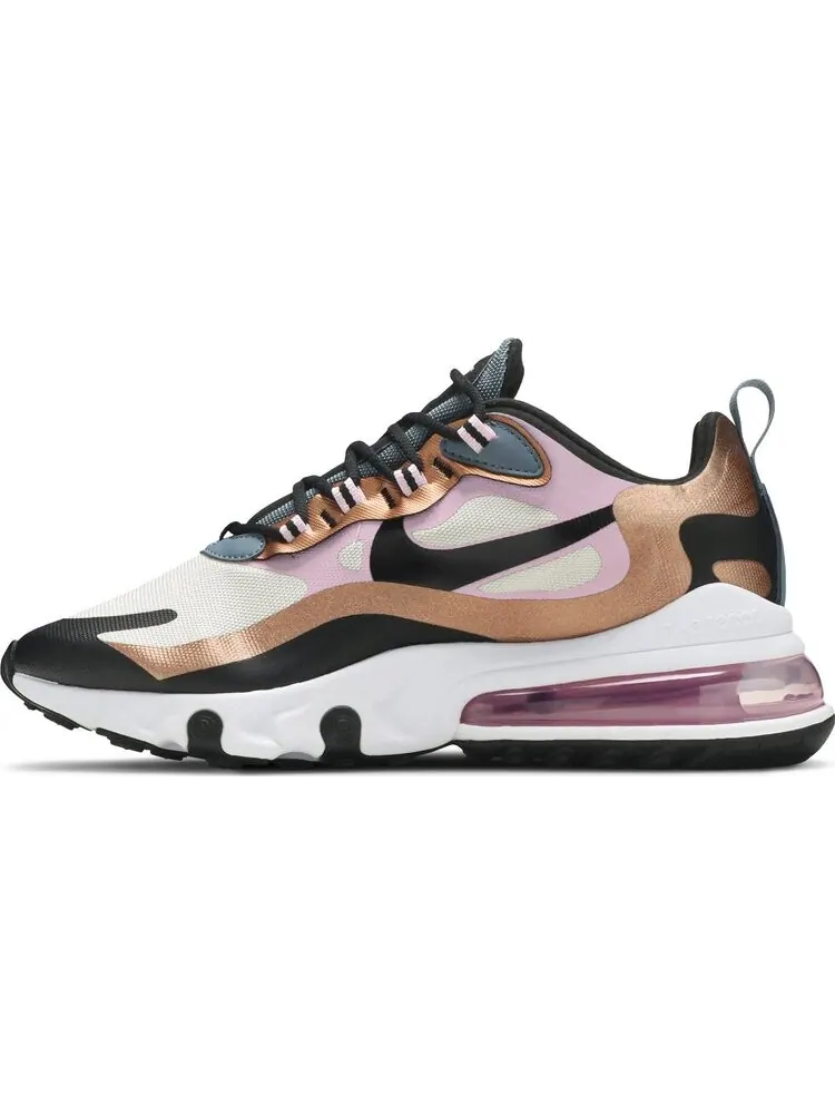Кроссовки Nike Wmns Air Max 270 React 'Metallic Bronze' — изображение 3 из 8, коричневый